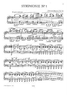 Complete set: Version for piano by Johannes Brahms