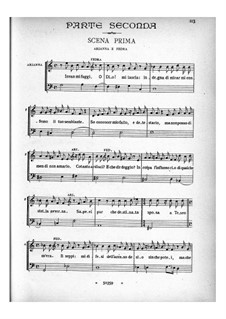 Arianna: Act II, scenes 1-7 – piano-vocal score by Benedetto Marcello