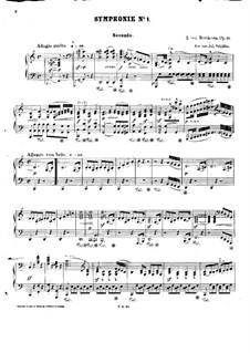 Complete Symphony: Version for piano four hands by Ludwig van Beethoven