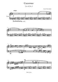 Music for Children, Op.65: No.3 A Little Story by Sergei Prokofiev