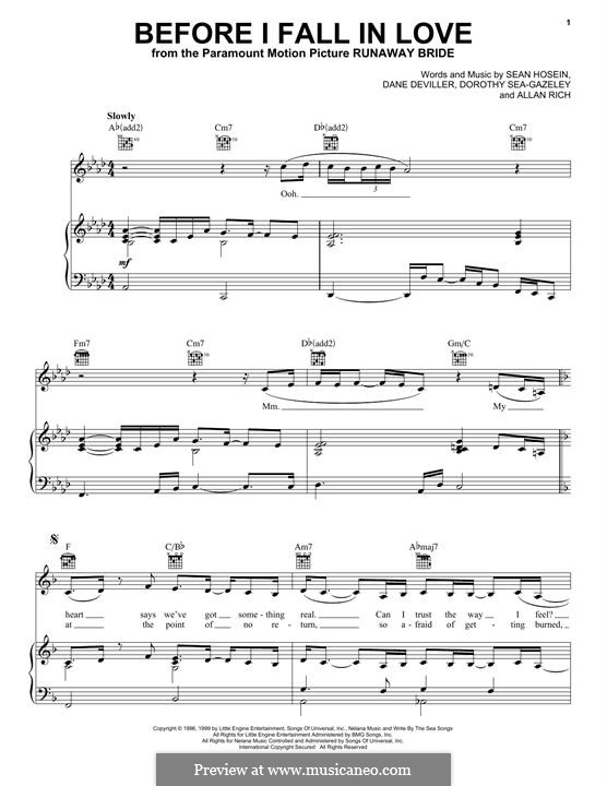 Before I Fall In Love (Coco Lee): Before I Fall In Love (Coco Lee) by Allan Rich, Dane Deviller, Sean Hosein, Dorothy Sea-Gazeley