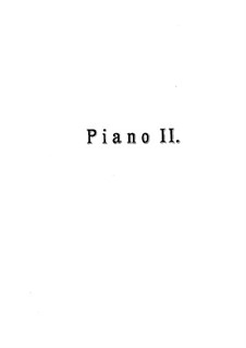 Symphony No.1 in G Minor 'Winter Daydreams', TH 24 Op.13: For two pianos eight hands – piano II part by Pyotr Tchaikovsky