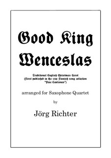 Instrumental version: For saxophone quartet by folklore