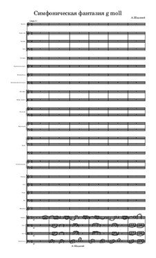 Симфоническая фантазия соль минор, Op.52: Симфоническая фантазия соль минор by Arangirowchik