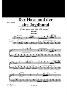 Der Hase und der alte Jagdhund (The Hare and the old hound): Der Hase und der alte Jagdhund (The Hare and the old hound) by Tino Cescati