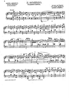 Scherzo for Piano: Scherzo for Piano by Woldemar Bargiel