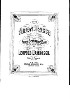 Arion March: Arion March by Leopold Damrosch
