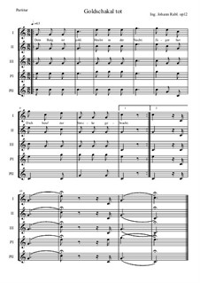 Goldschakal tot, Op.12: Goldschakal tot by Ing. Johann Rabl