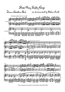 Sheep May Safely Graze: For piano by Johann Sebastian Bach