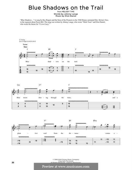 Blue Shadows On The Trail Lyrics Three Amigos Blue Shadows On The Trail (from Three Amigos!) by R. Newman on MusicaNeo
