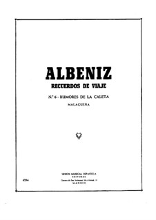 Recuerdos de viaje: No.6 Rumores de la Caleta by Isaac Albéniz