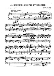 Suite in Five Movements, Op.1: Allemande, Gavotte and Musette by Eugen d'Albert