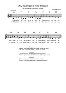 Ой, паляцела сiва зязюля: Ой, паляцела сiва зязюля by folklore