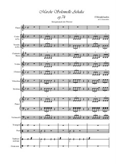 Musik zu Athalia (Music to Athalie), Op.74: Marche Solennelle by Felix Mendelssohn-Bartholdy