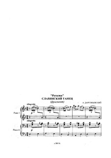 Mermaid: Slavonic Dance, for Two Pianos Four Hands by Alexander Dargomyzhsky