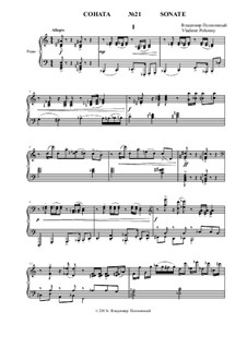 Sonate for piano No.21: Movement 1 by Vladimir Polionny