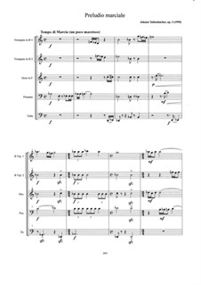 Preludio marciale for Brass Quintet, Op.3: Preludio marciale for Brass Quintet by Johann Teibenbacher