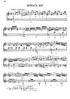 Sixteen Sonatas for Piano: Sonata No.14 by Jiří Antonín Benda