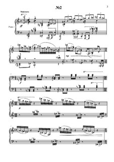 2 Preludies for piano: No.2 by Vladimir Polionny