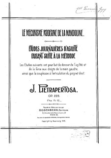 Le mecanisme moderne de la Mandoline - Etüden für Mandoline, Op.228: Le mecanisme moderne de la Mandoline - Etüden für Mandoline by Jean Pietrapertosa