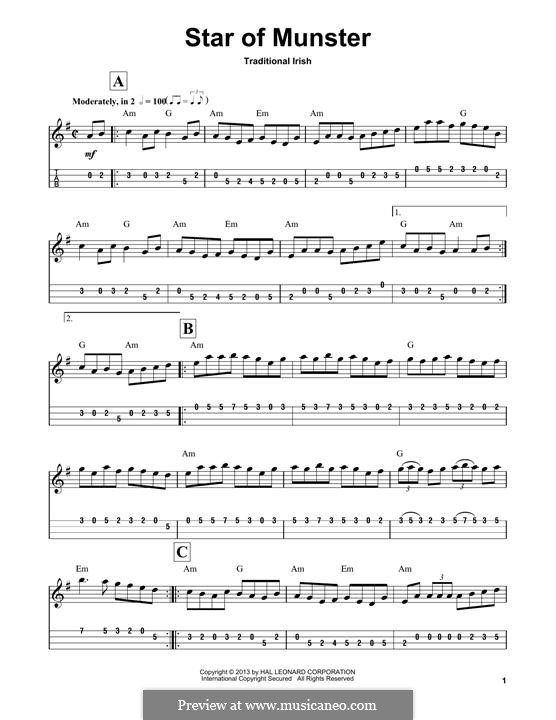 Star of Munster: For mandolin by folklore