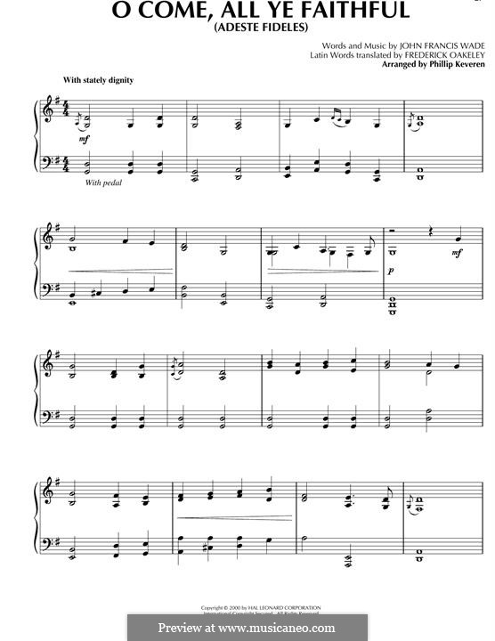Piano version: Celtic version by John Francis Wade