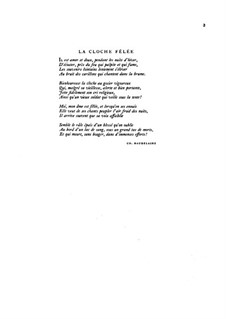 La cloche fêlée (The Broken Bell): La cloche fêlée (The Broken Bell) by Claude Debussy