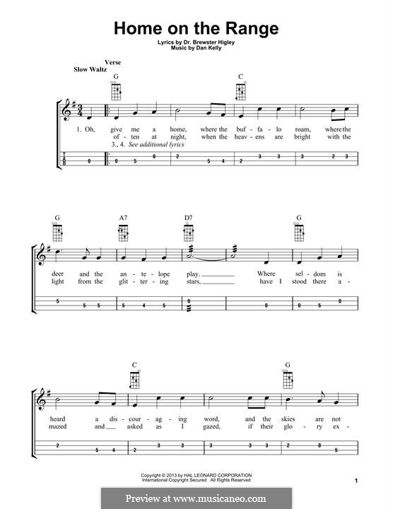 Home on the Range: For mandolin by Daniel E. Kelley