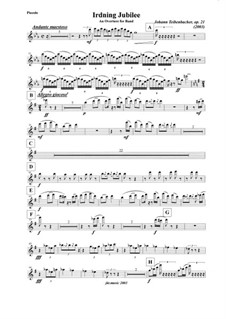 Irdning Jubilee - An Overture for Band, Op.21: Parts by Johann Teibenbacher