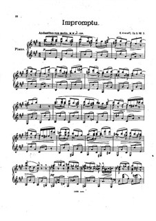 Five Pieces for Piano, Op.9: No.3 Impromptu by Eugen Fedorovich Alenev