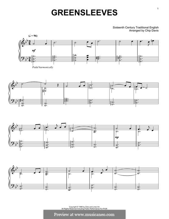 Piano version: For a single performer (Mannheim Steamroller) by folklore