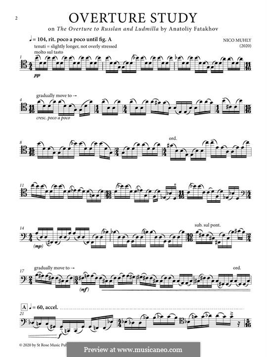 Overture Study: Overture Study by Nico Muhly