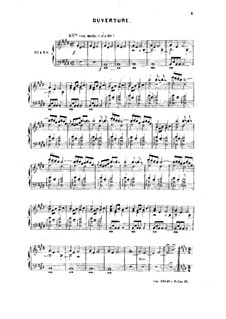 Les noces de Jeannette (Jeannette's Wedding): Arrangement for piano by Victor Massé