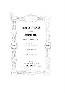 Joseph: Für Solisten, Chor und Klavier by Étienne Méhul