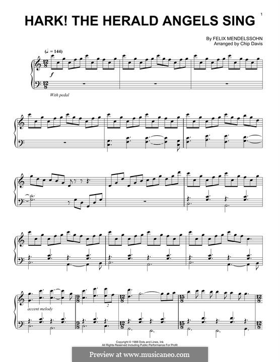 Piano version: For a single performer (Mannheim Steamroller) by Felix Mendelssohn-Bartholdy