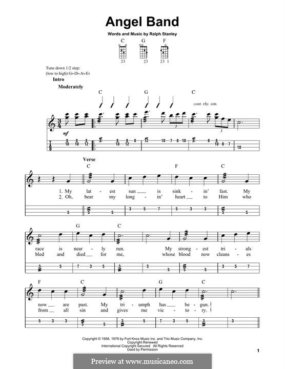 Angel Band (The Stanley Brothers): For mandolin by Ralph Stanley