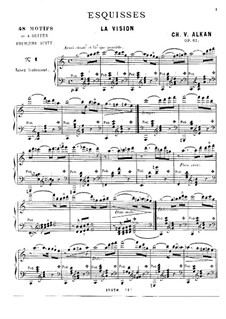 Sketches for Piano, Op.63: No.1-12 by Charles-Valentin Alkan