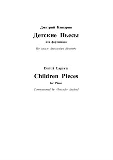 Children's Album. 12 Pieces for Piano: Children's Album. 12 Pieces for Piano by Dmitri Capyrin