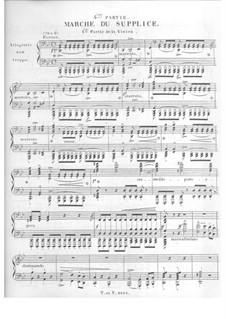Symphonie fantastique (Fantastic Symphony), H.48 Op.14: Movement IV, for piano by Hector Berlioz