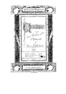 String Quartet No.1 in F Major, Op.7: Parts by Nikolay Sokolov