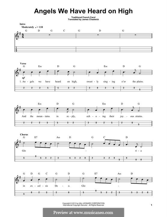 One instrument version: For mandolin by folklore