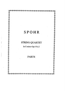 Two String Quartets, Op.4: Quartet No.2 by Louis Spohr