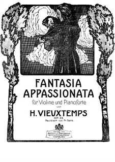 Fantasia Appassionata, Op.35: Solo part by Henri Vieuxtemps