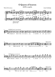 O Queen of heaven: O Queen of heaven by James Duddridge