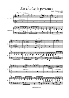 Pièces Romantiques, Op.55: No.2 La chaise à porteurs by Cécile Chaminade
