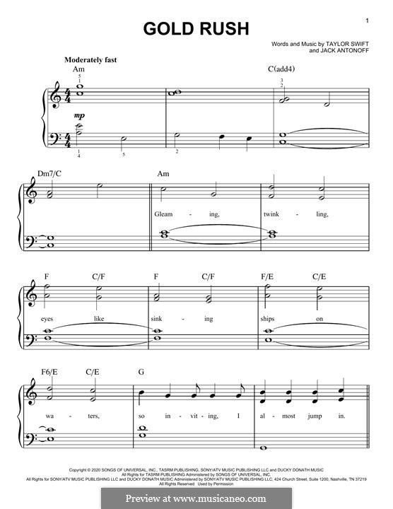 Gold rush (Taylor Swift): Gold rush (Taylor Swift) by Jack Antonoff