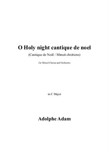 Instrumental version: Full score, parts (C Major) by Adolphe Adam