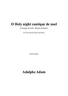 Vocal version: B flat Major by Adolphe Adam