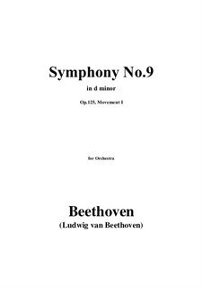 Movement I: Full score, parts by Ludwig van Beethoven