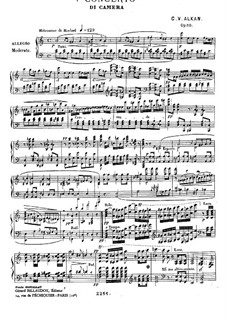 Two Concerti da camera, Op.10: Concerto No.1, for piano solo by Charles-Valentin Alkan